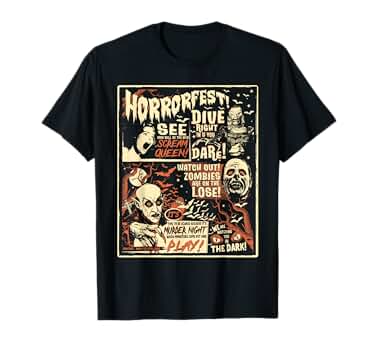 2006 Horror Comes  ハロウィン ホラーナイト Tシャツ Amazon | ヴィンテージホラーフェス ハロウィン映画ポスター